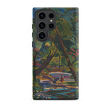 Kubinsky Stream - Arnold Peter Weisz Kubinccan Samsung Case, Galaxy S23 Ultra / Matte, Smartphone Colorful Abstract Nature-themed Case