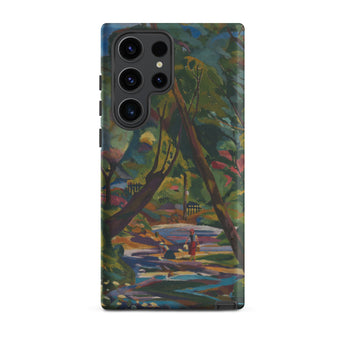 Kubinsky Stream - Arnold Peter Weisz Kubinccan Samsung Case, Galaxy S23 Ultra / Matte, Smartphone Colorful Abstract Nature-themed Case