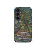 Kubinsky Stream - Arnold Peter Weisz Kubinccan Samsung Case, Galaxy S24 / Matte, Smartphone Case Vibrant Impressionistic Landscape Painting