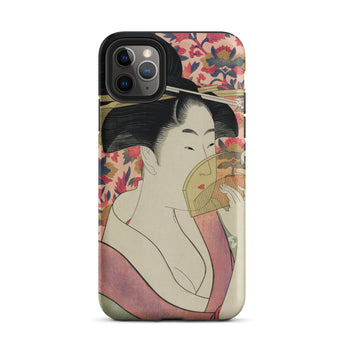 Kushi - Custodia per iPhone Ukiyo-e di Kitagawa Utamaro, 11 Pro Max / Opaca, Custodie per telefono, Toby Leon