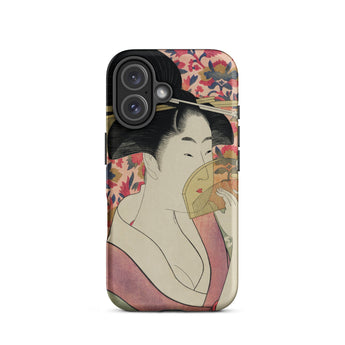 Kushi - Custodia per iPhone Ukiyo-e di Kitagawa Utamaro, 16 / Opaca, Custodie per telefono, Toby Leon