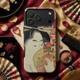 Kushi - Custodia per iPhone Ukiyo-e di Kitagawa Utamaro, Custodie per telefono, Toby Leon