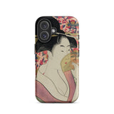 Kushi - Kitagawa Utamaro Ukiyo-e Phone Case Iphone 16 / Matte Smartphone Japanese Ukiyo-e Art-style Case Utamaro Kitagawa, Utamaro’s