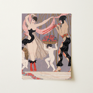 La Danse Des Fleurs - George Barbier 1920s Art Print, 12x16’’ / 31x41cm / Unframed / no Border, Posters Prints & Visual Artwork, Toby Leon