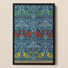 La Decoration Arabe 11 Emile Prisse D’avennes Framed Canvas, Framed Art Print Intricate Symmetrical Pattern Stylized Birds