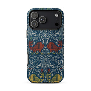 La Decoration Arabe 11 - Emile Prisse D’avennes Phone Case Iphone 17 Pro Max / Matte Blue Green Floral Iphone 12 Case Elephant Design
