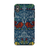 La Decoration Arabe 11 - Emile Prisse D’avennes Phone Case Iphone Xs Max / Matte Ornate Phone Case Intricate Floral Bird Pattern Blue