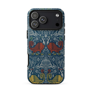 La Decoration Arabe 11 - Emile Prisse D’avennes Phone Case Iphone 17 Pro Max / Matte Blue Green Floral Iphone 12 Case Elephant Design