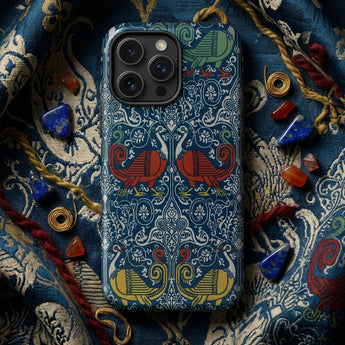La Decoration Arabe 11 - Emile Prisse D’avennes Phone Case Vibrant Intricately Designed Phone Case Symmetrical Patterns Stylized Decoration