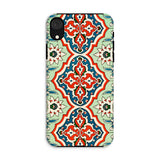 La Decoration Arabe 21 - Emile Prisse D’avennes Phone Case Iphone Xr / Matte Decorative Phone Case Intricate Floral Geometric Pattern Red