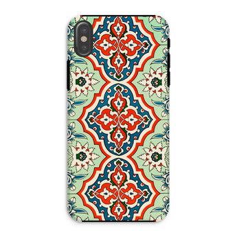 La Decoration Arabe 21 - Emile Prisse D’avennes Phone Case Iphone Xs / Matte Ornate Patterned Phone Case Colorful Floral Geometric Designs