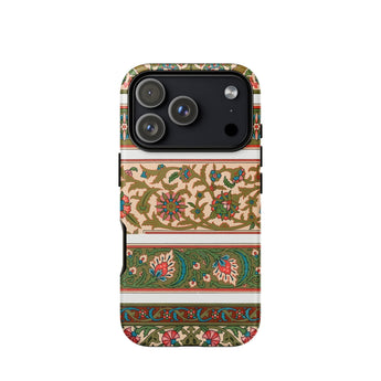 La Decoration Arabe 32 - Emile Prisse D’avennes Art Phone Case Iphone 17 Pro / Matte Iphone 12 Pro Max Case Floral Pattern Green émile
