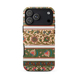 La Decoration Arabe 32 - Emile Prisse D’avennes Art Phone Case Iphone 17 Pro Max / Matte Vintage Floral Iphone 12 Case Green Beige Tones
