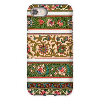 La Decoration Arabe 32 - Emile Prisse D’avennes Art Phone Case Iphone 8 / Matte Decorative Phone Case Colorful Floral Geometric Patterns