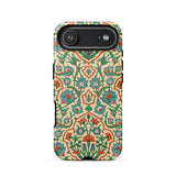 La Decoration Arabe 33 - Emile Prisse D’avennes Phone Case Iphone 17 Air / Matte Vintage Floral Phone Case Intricate Patterns Green Blue