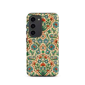 La Decoration Arabe 33 - Emile Prisse D’avennes Phone Case Samsung Galaxy S23 / Matte Phone Case Intricate Vintage-style Floral Pattern