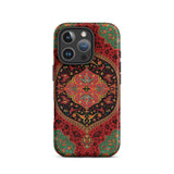 La Decoration Arabe 40 & 41 - Emile Prisse D’avennes Phone Case Iphone 16 Pro / Matte Red Green Patterned Phone Case Emille Prisse