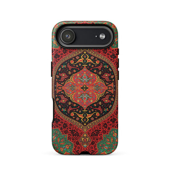 La Decoration Arabe 40 & 41 - Emile Prisse D’avennes Phone Case Iphone 17 Air / Matte Red Green Patterned Phone Case Intricate Design Made
