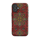 La Decoration Arabe 5 & 6 - Emile Prisse D’avennes Iphone Case 16 Plus / Matte Red Patterned Phone Case Decoration Arabe Plate, Arabian