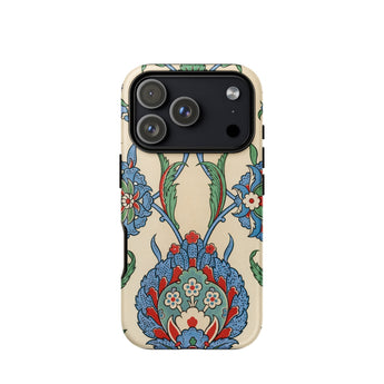 La Decoration Arabe 51 - Emile Prisse D’avennes Art Phone Case Iphone 17 Pro / Matte Iphone 12 Pro Max Case Floral Pattern Beige émile