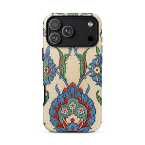 La Decoration Arabe 51 - Emile Prisse D’avennes Art Phone Case Iphone 17 Pro Max / Matte Iphone 12 Pro Max Case Floral Pattern Beige émile