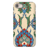 La Decoration Arabe 51 - Emile Prisse D’avennes Art Phone Case Iphone 8 / Matte Decorative Phone Case Colorful Floral Botanical Pattern