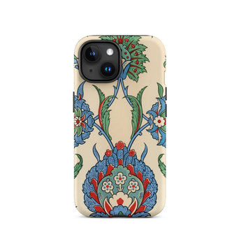 La Decoration Arabe 51 - Emile Prisse D’avennes Art Phone Case Iphone 15 / Matte Floral Patterned Phone Case émile Prisse D’avennes,