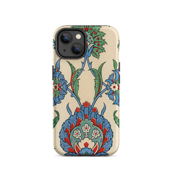 La Decoration Arabe 51 - Emile Prisse D’avennes Art Phone Case Iphone 14 / Matte Floral Patterned Phone Case émile Prisse D’avennes,