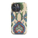 La Decoration Arabe 51 - Emile Prisse D’avennes Art Phone Case Iphone 16 Pro Max / Matte Floral Patterned Phone Case émile Prisse