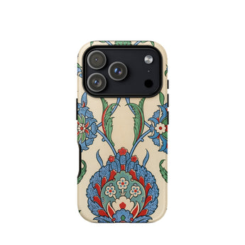 La Decoration Arabe 51 - Emile Prisse D’avennes Art Phone Case Iphone 17 Pro / Matte Iphone 12 Pro Max Case Floral Pattern Beige émile