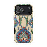 La Decoration Arabe 51 - Emile Prisse D’avennes Art Phone Case Iphone 17 Pro Max / Matte Iphone 12 Pro Max Case Floral Pattern Beige émile