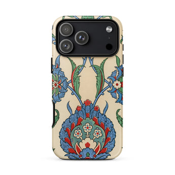 La Decoration Arabe 51 - Emile Prisse D’avennes Art Phone Case Iphone 17 Pro Max / Matte Iphone 12 Pro Max Case Floral Pattern Beige émile