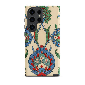 La Decoration Arabe 51 - Emile Prisse D’avennes Art Phone Case Samsung Galaxy S23 Ultra / Matte Phone Case Intricate Symmetrical Floral