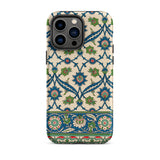 La Decoration Arabe 52 - Emile Prisse D’avennes Phone Case Iphone 14 Pro Max / Matte Beige Phone Case Adorned Intricate Blue Green Red