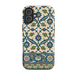 La Decoration Arabe 52 - Emile Prisse D’avennes Phone Case Iphone 16 Plus / Matte Beige Phone Case Adorned Intricate Blue Green Red émile