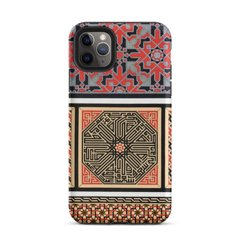 La Decoration Arabe 80 - Emile Prisse D’avennes Art Phone Case Iphone 11 Pro Max / Matte Ornate Patterned Phone Case émile Prisse