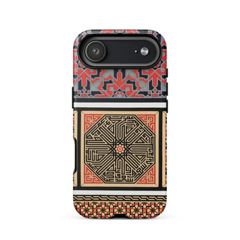 La Decoration Arabe 80 - Emile Prisse D’avennes Art Phone Case Iphone 17 Air / Matte Black Gold Geometric Patterned Phone Case Floral