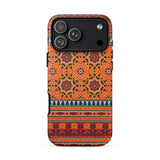 La Decoration Arabe 9 + 10 - Emile Prisse D’avennes Phone Case Iphone 17 Pro Max / Matte Orange Green Patterned Geometric Design émile,