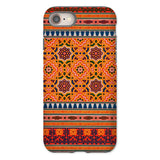 La Decoration Arabe 9 + 10 - Emile Prisse D’avennes Phone Case Iphone 8 / Matte Colorful Patterned Phone Case Intricate Geometric Tribal