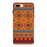 La Decoration Arabe 9 + 10 - Emile Prisse D’avennes Phone Case Iphone 8 Plus / Matte Colorful Patterned Phone Case Intricate Geometric