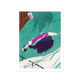 La Morte D’amour - Charles Martin 1920s Art Print, Anime-style Figure Purple Outfit Air