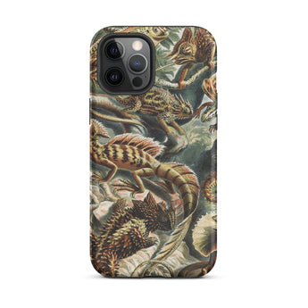 Lacertilia - Ernst Haeckel Eidechsen-Taxonomie iPhone-Hülle, 12 Pro Max / Matt, Handyhüllen, Toby Leon