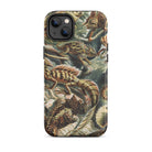 Lacertilia - Ernst Haeckel Lizard Taxonomy Iphone Case, 14 Plus / Matte, Chameleon-patterned Phone Case