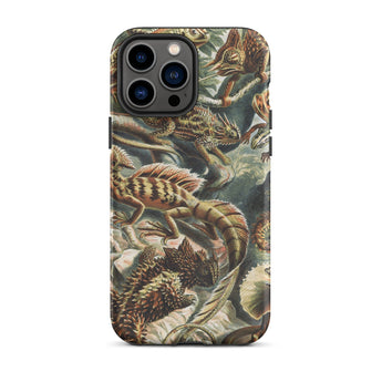 Lacertilia - Ernst Haeckel Lizard Taxonomy Phone Case Iphone 13 Pro Max / Matte Lizard-patterned Phone Case Ernst Haeckel Lizard, Lizard