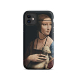 Dame à l'hermine - Coque Iphone Leonardo Da Vinci, 11 / Mat, Coques de téléphone portable, Toby Leon