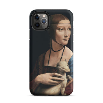 Dame à l'hermine - Coque Iphone Leonardo Da Vinci, 11 Pro Max / Mat, Coques de téléphone portable, Toby Leon