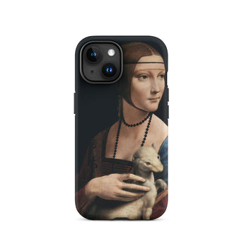 La Dame à l'hermine - Coque iPhone Léonard de Vinci, 15 / Mat, Coques de téléphone, Toby Leon