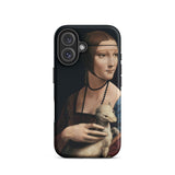 La Dame à l'hermine - Coque iPhone Léonard de Vinci, 16 / Mat, Coques de téléphone, Toby Leon