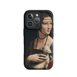 La Dame à l'hermine - Coque iPhone Léonard de Vinci, 16 Pro / Mat, Coques de téléphone, Toby Leon