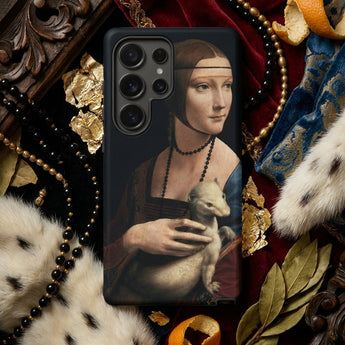 Lady with an Ermine - Leonardo Da Vinci Phone Case, Mobile Cases, Toby Leon